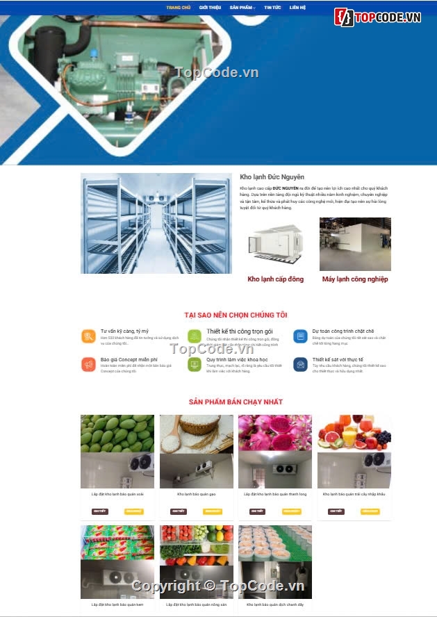 kho lạnh,kho đông lạnh,kho bảo quản đông lạnh,Sharecode website kho đông lạnh cực xịn